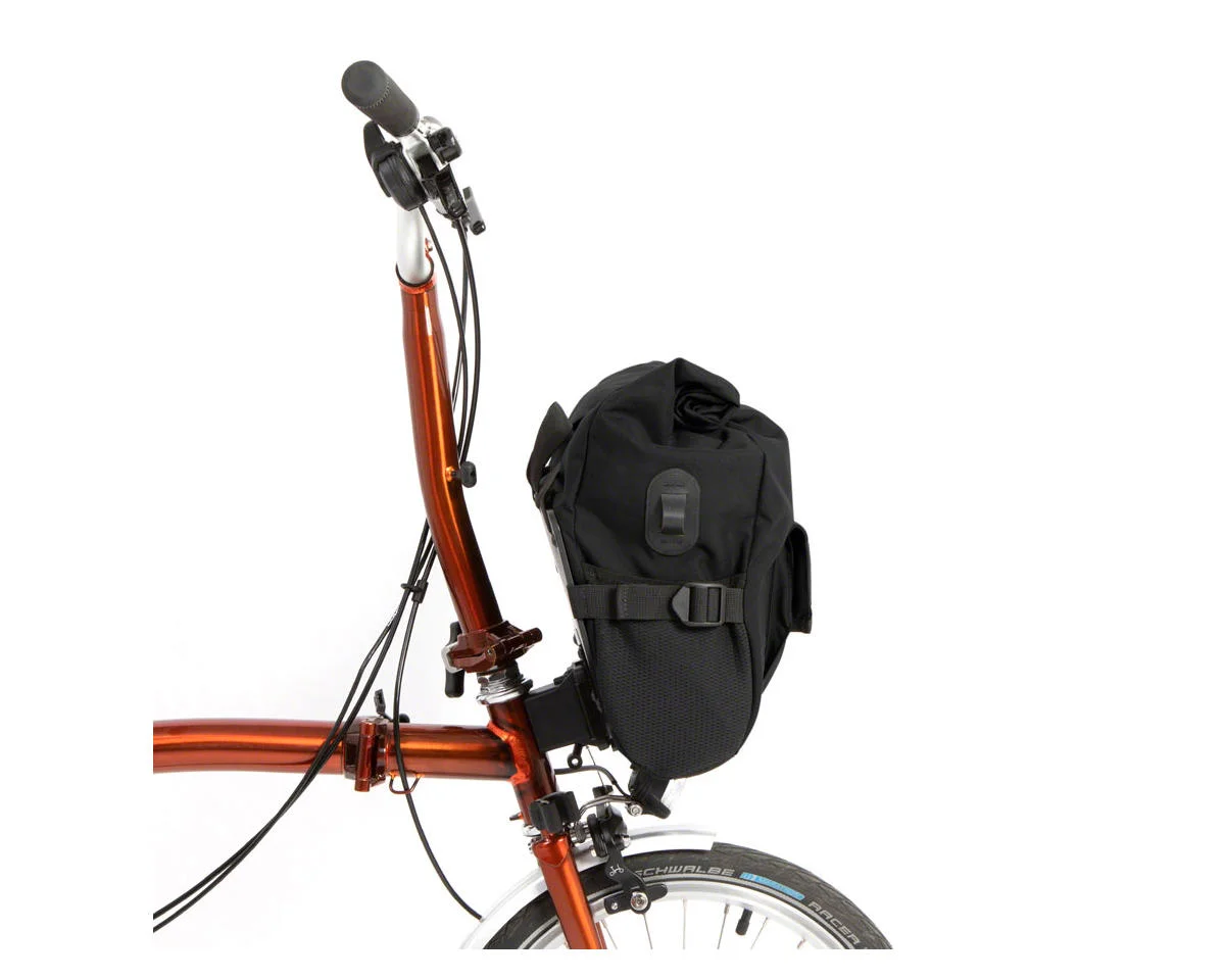 Restrap City Loader Handlebar Bag (Black) (Fits Brompton Mount) (20L) - view 3